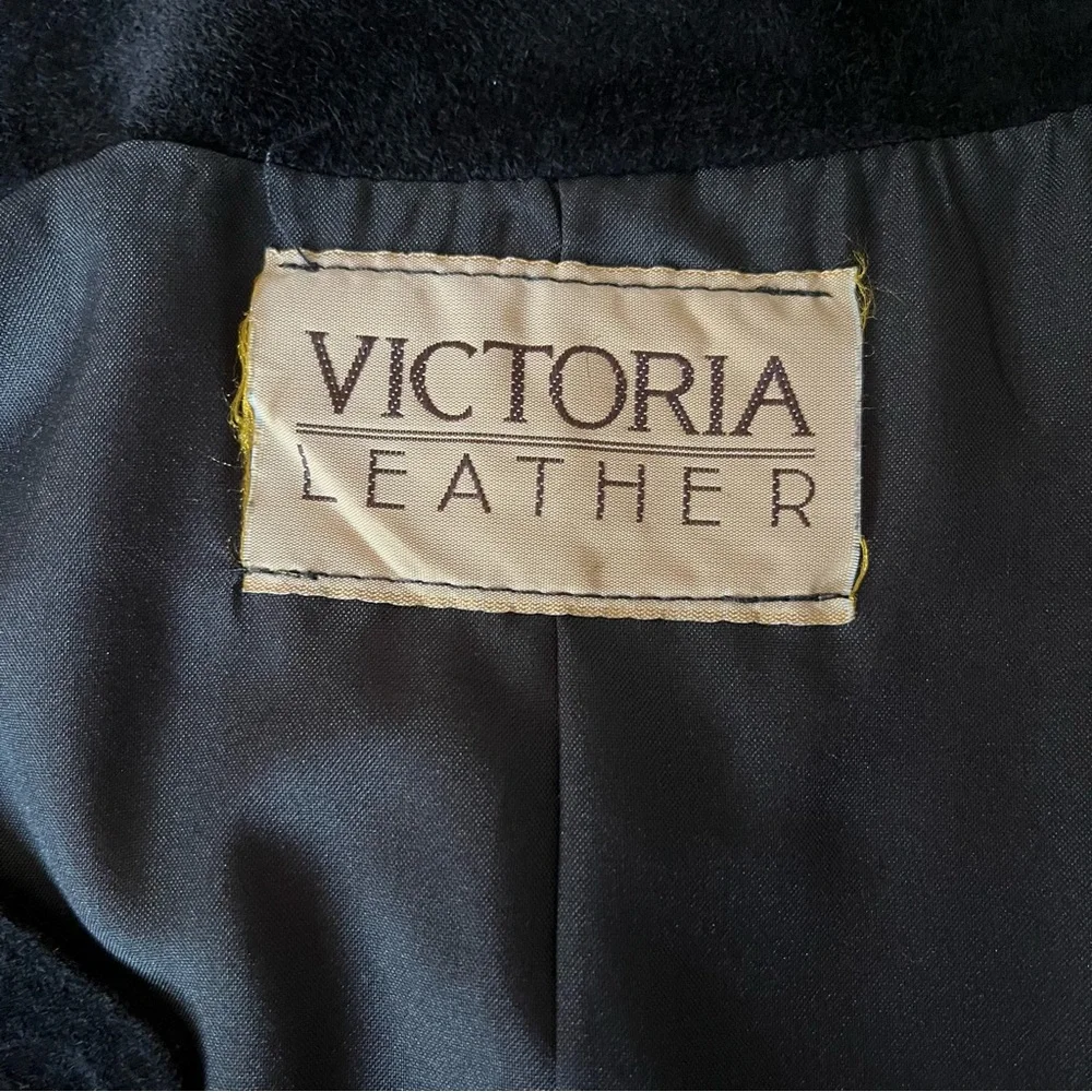 Vintage suede Colourblock jacket M - Picture 11 of 11